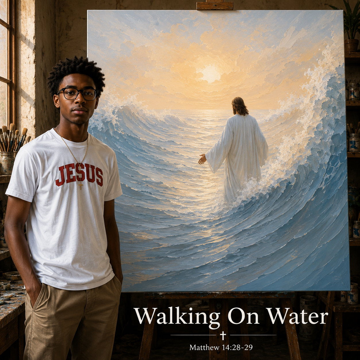 Davids Jesus Painting